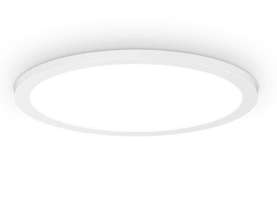 Φωτιστικό Οροφής - Πλαφονιέρα Fly Slim 306643 35x4,2cm 18W 3000K 2650Lm White Ideal Lux Μέταλλο,Αλουμίνιο