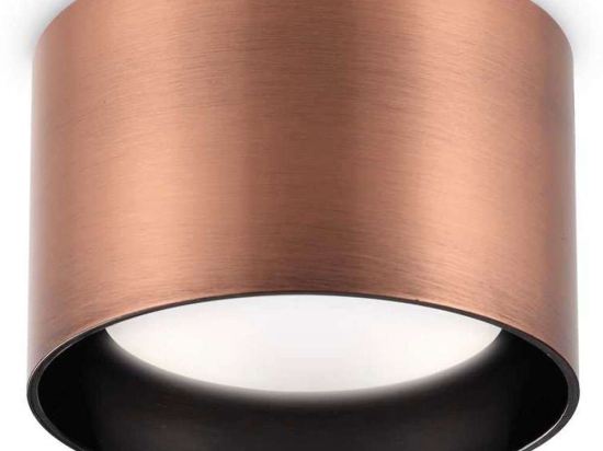 Φωτιστικό Οροφής - Σποτ Spike Round 310893 Φ10x6,5cm 1xGX53 15W Bronze Ideal Lux