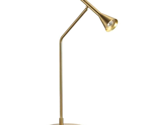 Επιτραπέζιο Φωτιστικό Diesis 291109 19x65,5cm LED 6,5W 3000K 600Lm Brass Ideal Lux