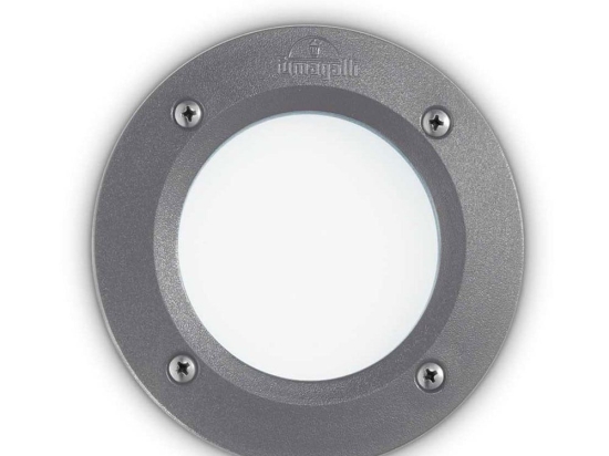 Φωτιστικό Τοίχου Χωνευτό Avenue Round 096568 13,5x8cm GX53 max 10W Grey Ideal Lux