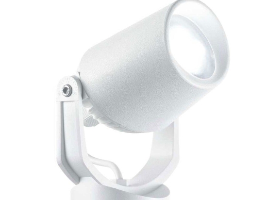 Φωτιστικό Δαπέδου - Προβολέας Elio 120218 12,5x35cm GU10 max 6W White Ideal Lux