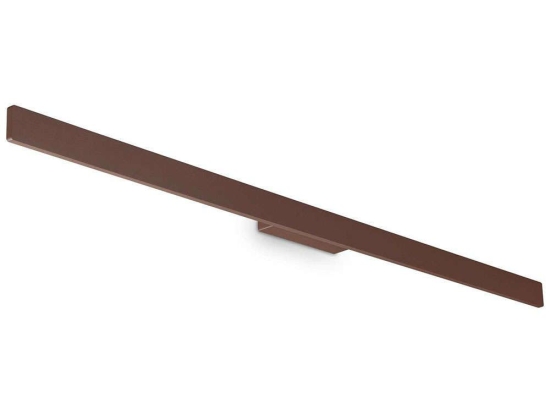 Φωτιστικό Τοίχου - Απλίκα Linea 328591 144x5x5cm Led 2600lm 23W 3000K Coffee Ideal Lux
