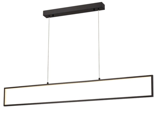 Φωτιστικό Οροφής - Ράγα Aelia PN30LEDPBK 32W Led 120X6X150cm Black Aca
