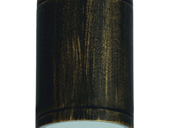 Φωτιστικό Οροφής - Σποτ LG2302E27GB Φ12x17cm 1xE27 35W IP65 Black-Gold Aca Αλουμίνιο,Γυαλί