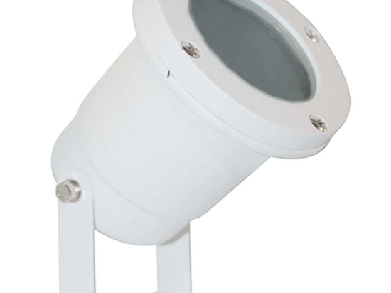 Φωτιστικό Δαπέδου Εξωτερικού Χώρου BT9013W Φ9,2cm 1xGU10 IP65 White Aca