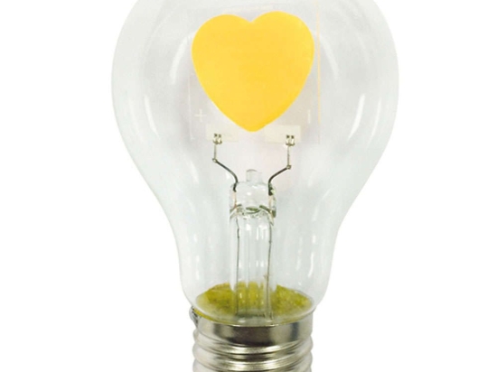 Λαμπτήρας Led Heart VINTAHEART E27 2W 2700K 200lm Clear Aca