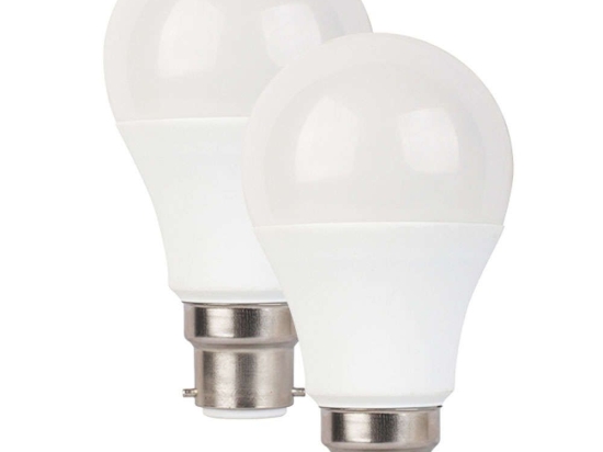 Λαμπτήρας Led A60 (Σετ 2Τμχ) B2214NWP B22 14W 4000K 1180lm White Aca
