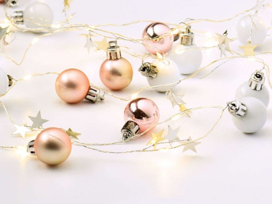 Χριστουγεννιάτικα Λαμπάκια Σειρά Xmas Garland 20 Mini Led X13201102 190+30cm 0,2W Με Μπαταρία Multi Aca