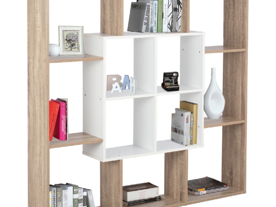 ΒΙΒΛΙΟΘΗΚΗ BRODY HM8771.01 136X22X136 ΛΕΥΚΟ