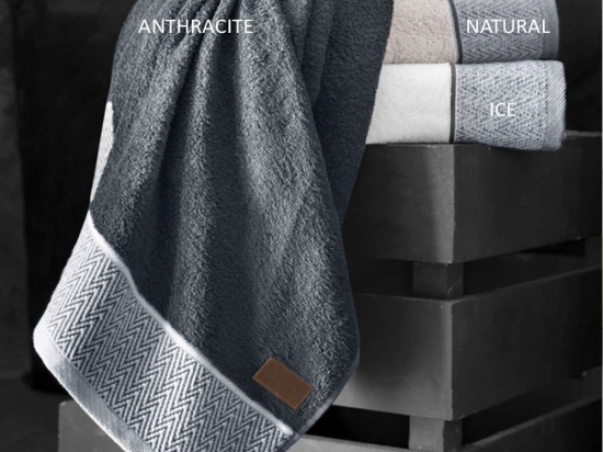 Πετσέτα Linos Ice Guy Laroche Προσώπου 50x90cm 100% Βαμβάκι