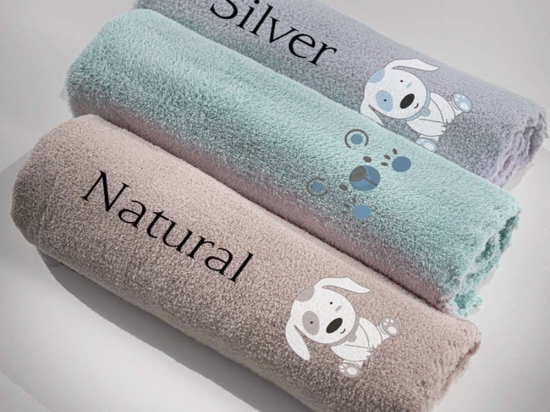 Κουβέρτα Βρεφική Puppy Silver Guy Laroche Κούνιας 100x140cm Microfiber