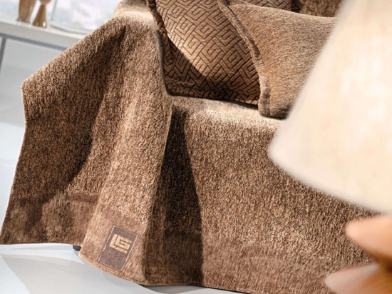 Ριχτάρι Balance Camel Guy Laroche Διθέσιο 170x250cm Βαμβάκι-Ακρυλικό