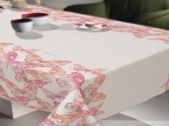 Τραπεζομάντηλο 1031 Coral Saint Clair 145X180 Πολυέστερ