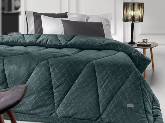 Πάπλωμα Rebel Emerald Guy Laroche Υπέρδιπλο 220x240cm 100% Microsuede