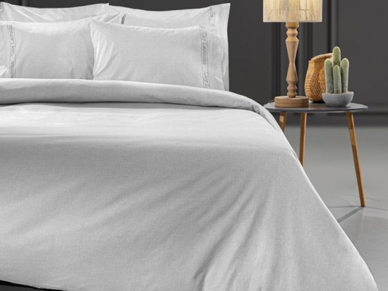 Σεντόνι Color Plus Smoke Guy Laroche Μονό 170x270cm 100% Βαμβακερό Περκάλι