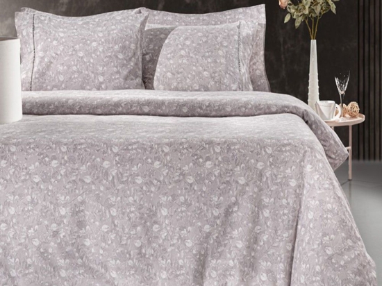 Σεντόνια Elodie Flannel (Σετ 4τμχ) Melanze Guy Laroche King Size 270x265cm 100% Βαμβακερή Φανέλα