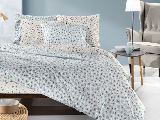 Σεντόνια Frida (Σετ 3τμχ) Azul Guy Laroche Μονό 165x265cm 100% Βαμβακερό Περκάλι