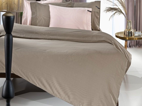 Σεντόνι Minimal Με Λάστιχο Wenge Guy Laroche Υπέρδιπλo 160x235cm 100% Βαμβακοσατέν
