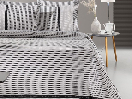 Σεντόνια Parma Flannel (Σετ 4τμχ) Grey Guy Laroche Υπέρδιπλο 240x265cm 100% Βαμβακερή Φανέλα