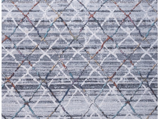 Χαλί Monza 8074/110 Round Grey-Multi Colore Colori 200X200cm Round