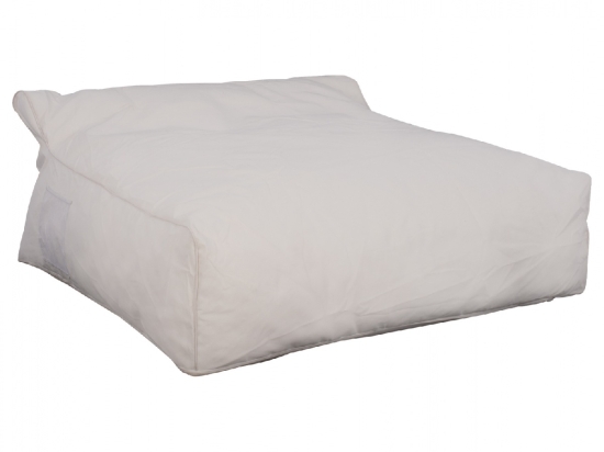 ΠΟΥΦ YAMIN 2ΑΤΟΜΩΝ ΜΕ TEXTILENE 600gr/m2 2X1 ΛΕΥΚΟ HM5773.11 140x140x40-60Υεκ.