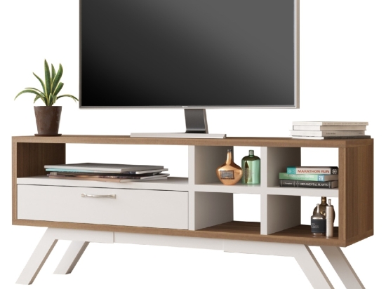 ΕΠΙΠΛΟ ΤΗΛΕΟΡΑΣΗΣ CRONOS ΚΑΡΥΔΙ ΛΕΥΚΟ HM9314 110x30x50Y εκ.