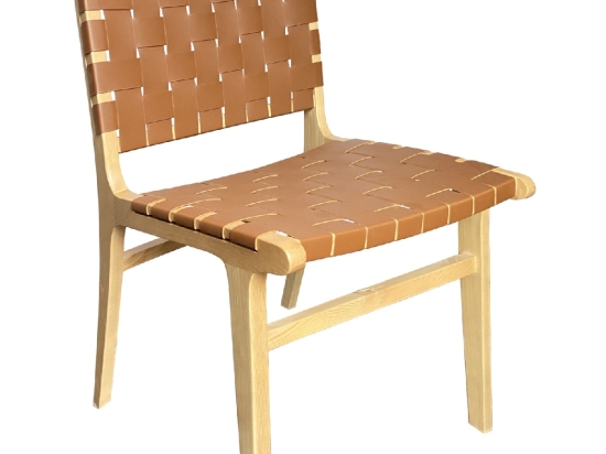 ΚΑΡΕΚΛΑ FELIPE ΤΟΟΝ ΞΥΛΟ ΜΕ PU ΚΑΦΕ 49x59x86Yεκ.HM9327.01