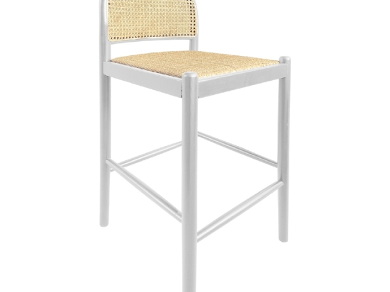 ΣΚΑΜΠΟ ΑΠΟ ΟΞΙΑ-RATTAN ΑΨΙΔΑ ΠΛΑΤΗ ΛΕΥΚΟ HM9408.03 47x46x100 εκ.