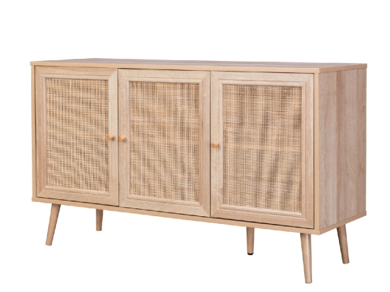 ΜΠΟΥΦΕΣ ΜΕΛΑΜΙΝΗΣ COLM- ΣΥΝΘ. RATTAN ΣΤΙΣ ΠΟΡΤΕΣ HM9220.11 120Χ39Χ70Υεκ.