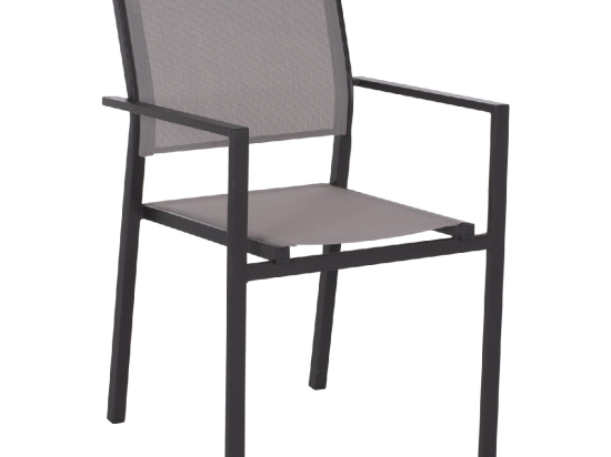 ΠΟΛΥΘΡΟΝΑ ΜΕΤΑΛΛΙΚΗ NEDAN ΓΚΡΙ ΜΕ TEXTLINE ΓΚΡΙ HM5876.02 54X54X86Υεκ.