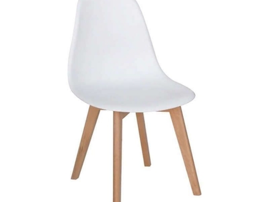 Καρέκλα Loft Plus White 46Χ53Χ85cm 10.0093 Ξύλο,Πολυπροπυλένιο