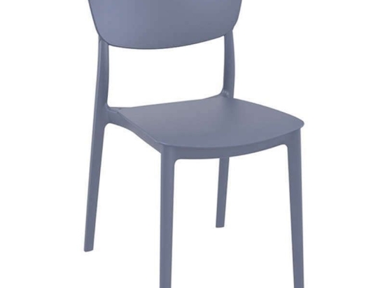 Καρέκλα Monna Dark Grey 45Χ53Χ82εκ Siesta 20.0422