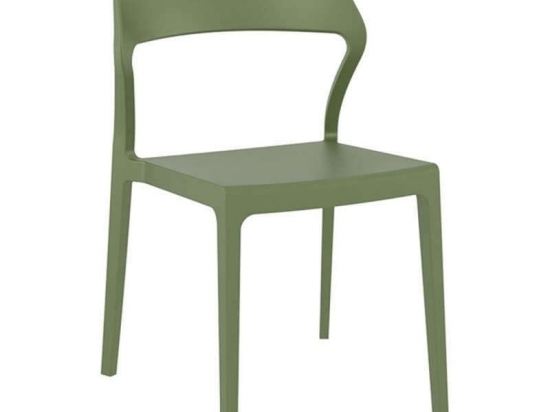 Καρέκλα Snow Olive Green 52X56X83εκ. Siesta 20.0153