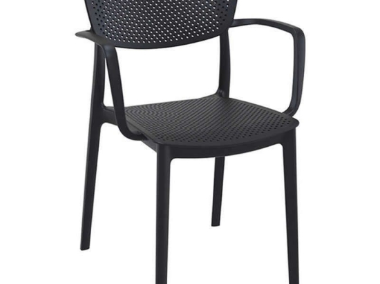 Πολυθρόνα Loft Black 54X53X82εκ. Siesta 20.0416