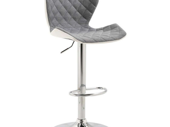 Σκαμπό Μπαρ 90 Grey (Σ2) 43.2207 Μέταλλο,Ύφασμα,Pu