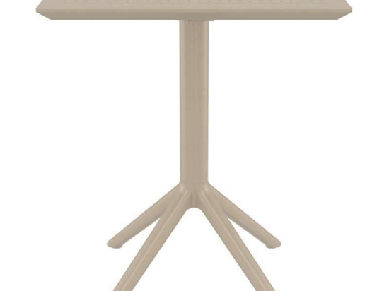 Τραπέζι Πτυσ/νο Sky 60Χ60X74εκ. Dove Grey Siesta 20.0281