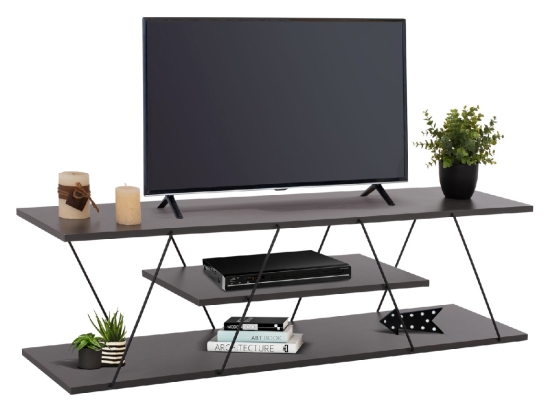 ΕΠΙΠΛΟ ΤΗΛΕΟΡΑΣΗΣ TARS HM8922.20 ΜΕΛΑΜΙΝΗ ΓΚΡΙ 120x32x33Yεκ.