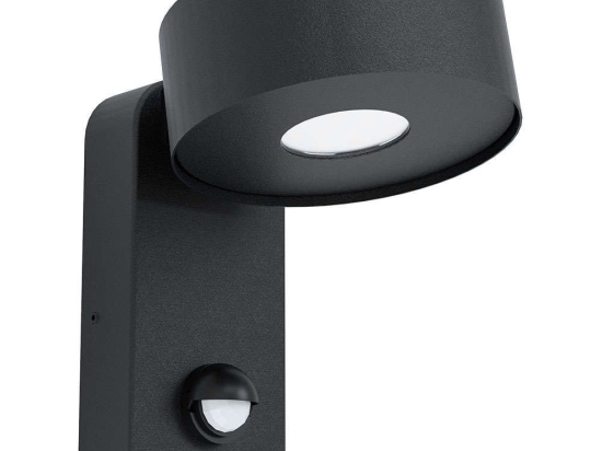 Φωτιστικό Τοίχου Mε Αισθητήρα Black Palosco 98738 Eglo