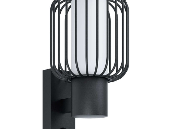 Φωτιστικό Τοίχου Mε Αισθητήρα Black Ravello 98722 Eglo