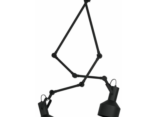 Φωτιστικό Οροφής 43562 Takeley 2/E27 Black Eglo Μέταλλο