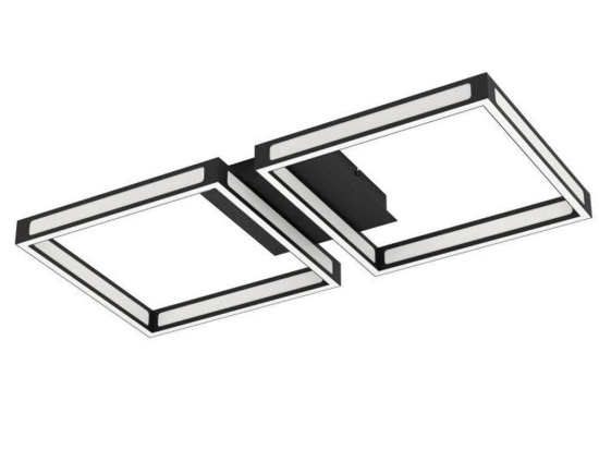 Φωτιστικό Οροφής-Πλαφονιέρα Altaflor 99788 65x30x7cm 8xLed 2,8W Black-White Eglo