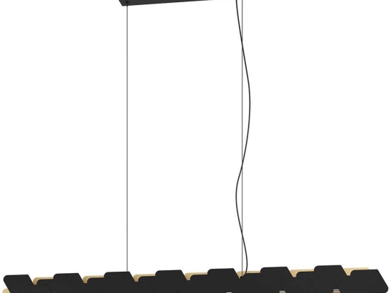 Φωτιστικό Οροφής - Ράγα Altagracia 390032 135x65x150cm Dim Led 5000lm 11W 3000K Black-Gold Eglo Ατσάλι