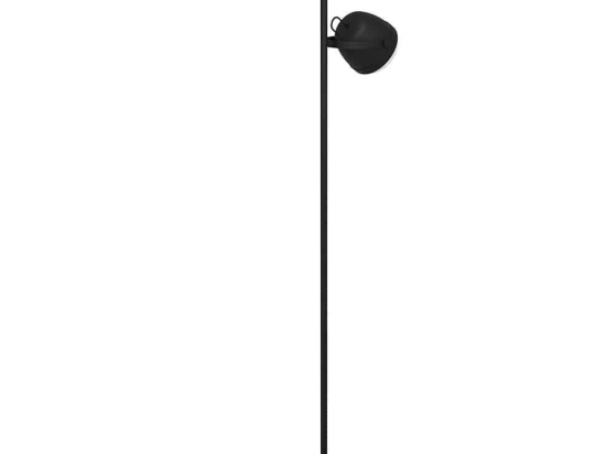 Φωτιστικό Δαπέδου Upanema 390048 162cm 2xE27 28W Black-White Eglo Ατσάλι,Γυαλί