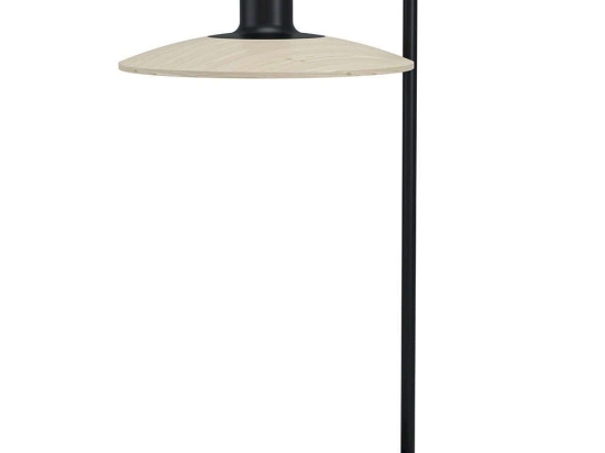 Φωτιστικό Επιτραπέζιο Mayazes 39913 25,5x25x50cm 1xGu10 4,6W Black-Natural Eglo Ατσάλι,Ξύλο