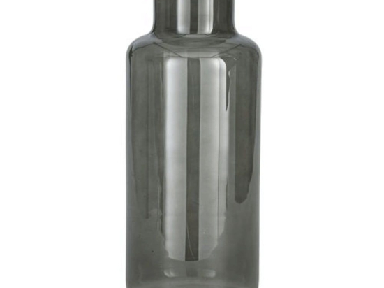 Βάζο Seul 421093 19x35cm Anthracite Eglo Γυαλί