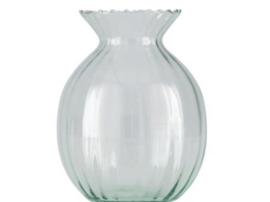 Βάζο Γυάλινο Delnite 421083 15x20cm Clear Eglo Γυαλί