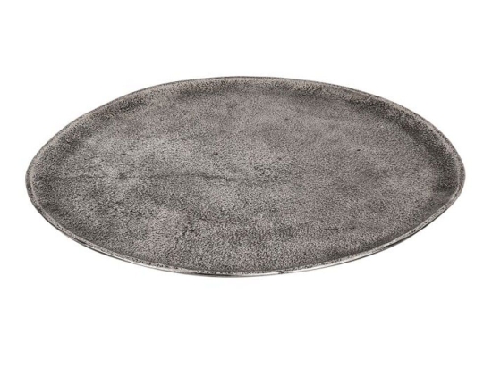 Διακοσμητικός Δίσκος Forleyet 427036 30,5x27,5x1cm Silver Eglo Αλουμίνιο