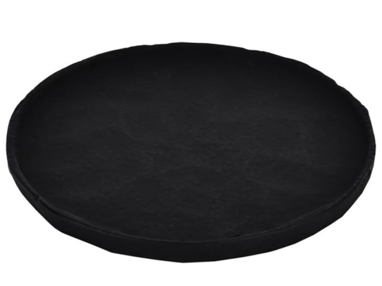 Διακοσμητικός Δίσκος Forleyet 427048 Φ11x1cm Black Eglo Αλουμίνιο