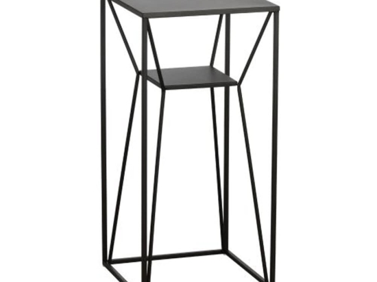 Τραπεζάκι Βοηθητικό Τετράγωνο Otawara 424008 30,x30,5x64cm Black Eglo