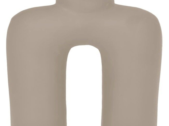 Βάζο Brower 421063 17,5x6x22,5cm Sand Eglo Αλουμίνιο